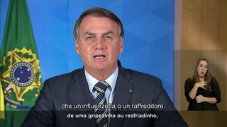 Coronavirus in Brasile, Bolsonaro minimizza: ''E' come un raffreddore, non serve chiudere tutto''