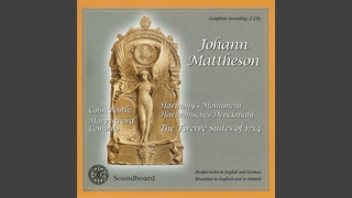Mattheson. Suite 10 in E Minor - Sarabande (Colin Booth, harpsichord )