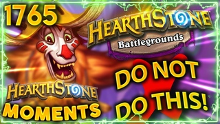 How NOT To Play Battlegrounds! | Hearthstone Daily Moments