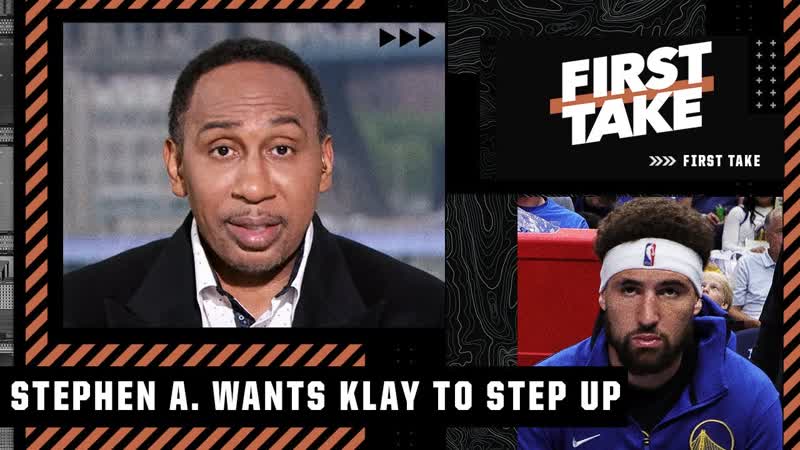 Stephen A. tells Klay Thompson he needs to bring his A game to the NBA Finals, First
