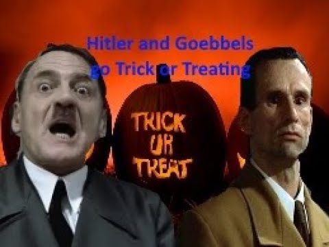 Hitler and Goebbels go Trick or