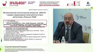 Анемия и тромбоз при злокачественных опухолях. Реальная суть синдромов. Стуклов Н. И.