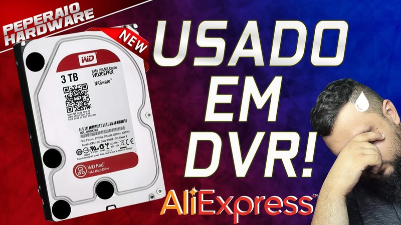 ALERTA HD 3 TB Barato do Ali Express vendido como NOVO foi USADO em DVR E estava cheio de