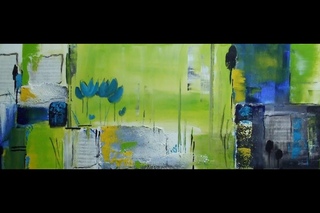 Acrylmalerei,Abstract, Abstrakt,Frühling, Springtime