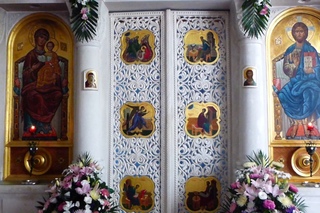 Крым, Ялта, Ливадия. Домовая церковь семьи Романовых.Crimea Russia.