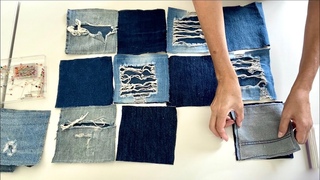 You can make this Beautiful Denim TOTE BAG from old jeans DIY Tutorial