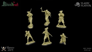 PLASTIC PLATOON - ПИРАТЫ, 1730-1760, НАБОР #2 / PIRATES, 1730-1760, SET #2