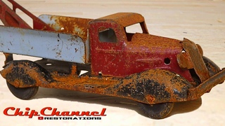 1930s Marx Tow Truck Light Up Conversion Restoration