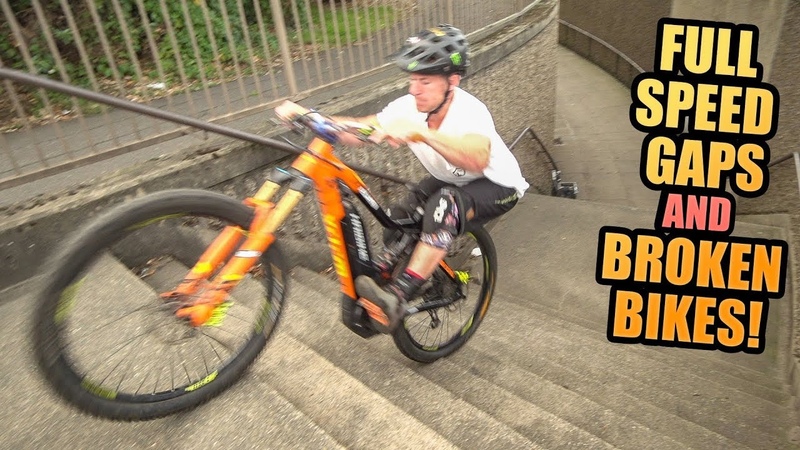 FULL SPEED GAPS AND BROKEN BIKES URBAN MTB