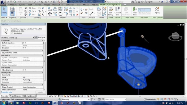 Creating Piping Systems in REVIT Part