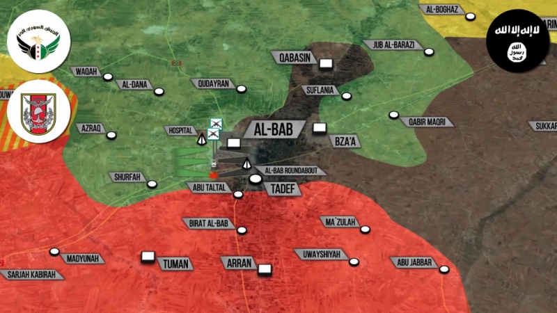 Военная обстановка в Сирии. Контратака ИГИЛ в Эль Бабе.