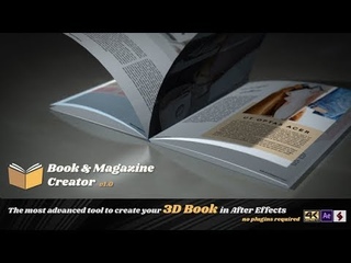 After Effects Template: Book And Magazine Creator