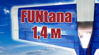 Авиамодели. FUNtana, размах 1,4 метра | Хобби Остров.рф