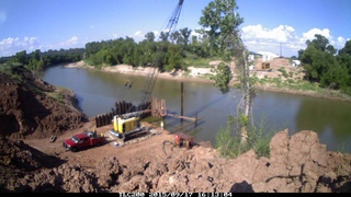 Building a Sheet Pile Cofferdam