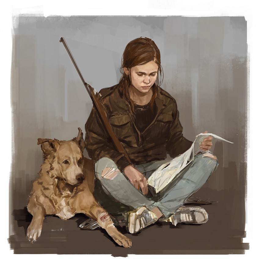 Элли с собакой: появились свежие концепты The Last of Us: Pa