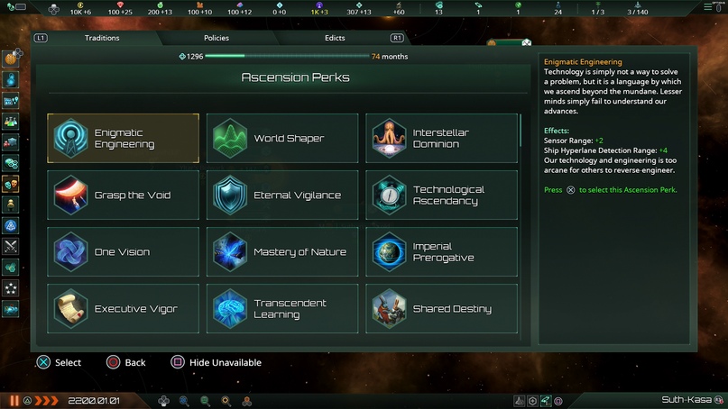 Дневник разработчиков Stellaris Console Edition №8 — Бонусы за стремление и гражданские модели Apocalypse, изображение №2