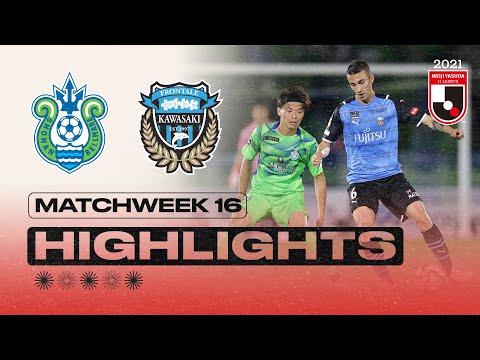 A bicycle kick goal by Leandro Damia o , Shonan Bellmare vs. Kawasaki Frontale, MW 16, J1