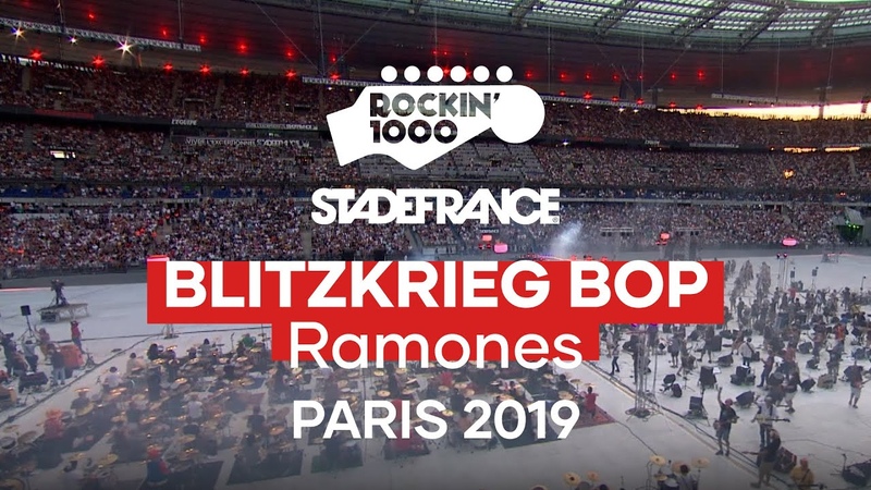 Blitzkrieg Bop Ramones, Rockin1000 at Stade De France, Paris