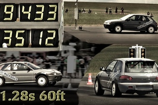 Quickest Mitsubishi Colt AWD in germany 9,43s @ 235kmh