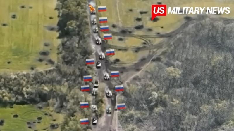Horrifying Moments How Ukrainian Troops Blew Up Three Russian Tank Battalions in One