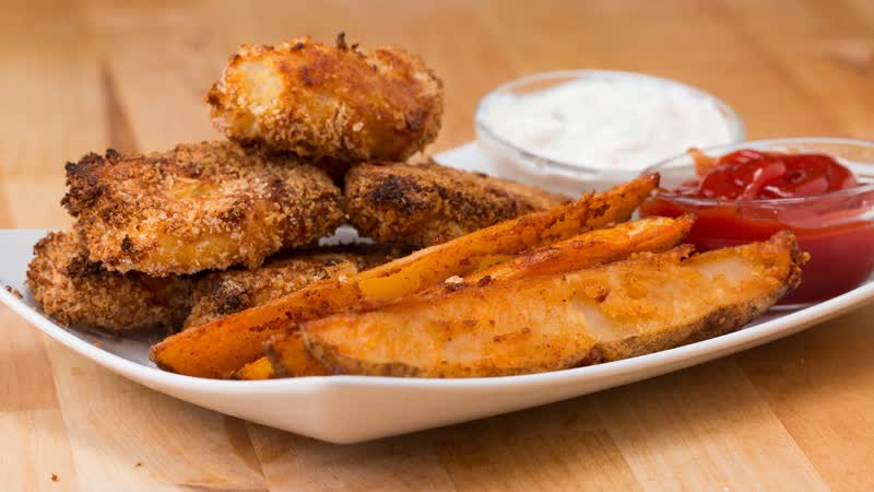 Easy Baked Potato Wedges Fish
