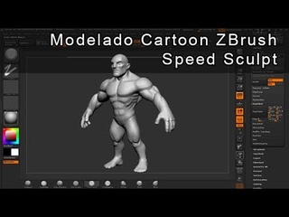 Modelado Cartoon ZBrush Speed