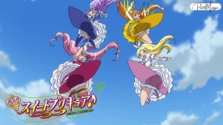 Suite Precure Group Attack Quadruple Harmony Kick