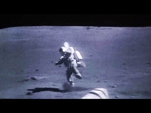 Astronauts falling on the Moon, NASA Apollo Mission Landed on the Lunar