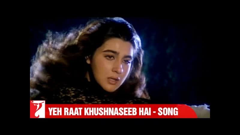 Yeh Raat Khushnaseeb Hai Song, Aaina, Jackie Shroff, Amrita Singh, Lata