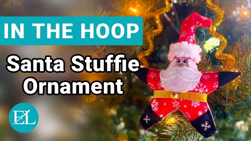 In the Hoop Embroidery: Santa