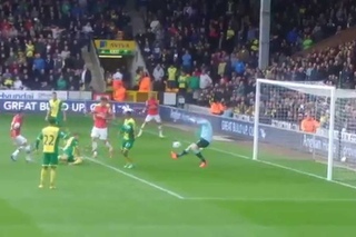 Carl Jenkinson scores at Carrow Road