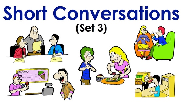 Short Conversations, Set 3, Easy English Conversation Practice,