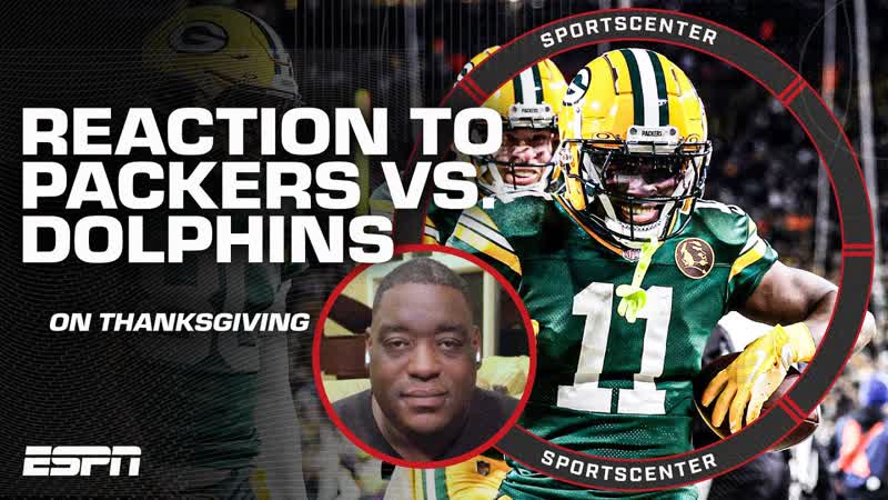 The Packers BEAT UP BULLIED the Dolphins on Thanksgiving Damien Woody, Sports